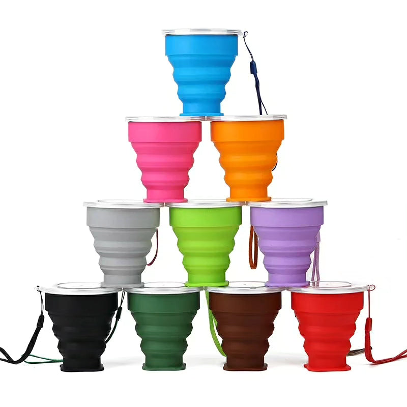 Foldable Silicone Travelling Cup