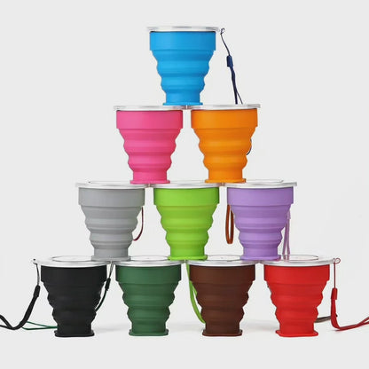 Foldable Silicone Travelling Cup