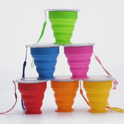 Foldable Silicone Travelling Cup