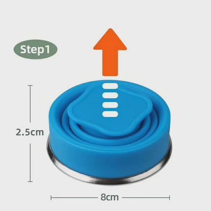 Foldable Silicone Travelling Cup