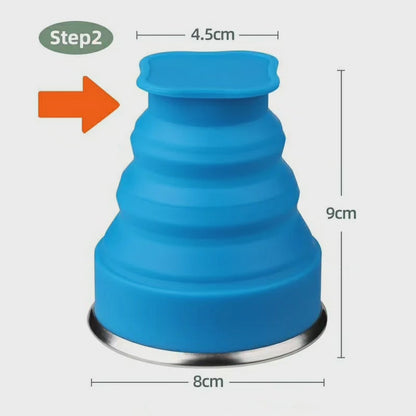 Foldable Silicone Travelling Cup