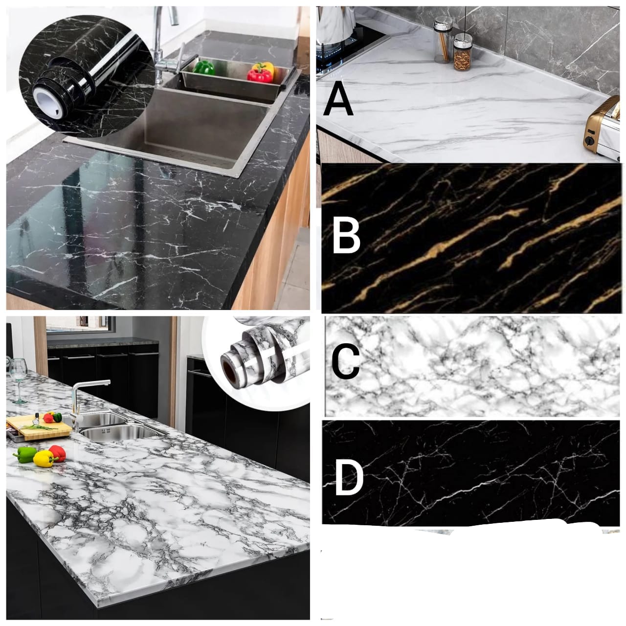 Self Adhesive Marble Contact Paper