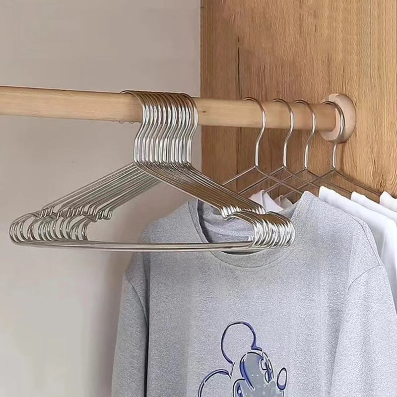 10 stainless hangers set