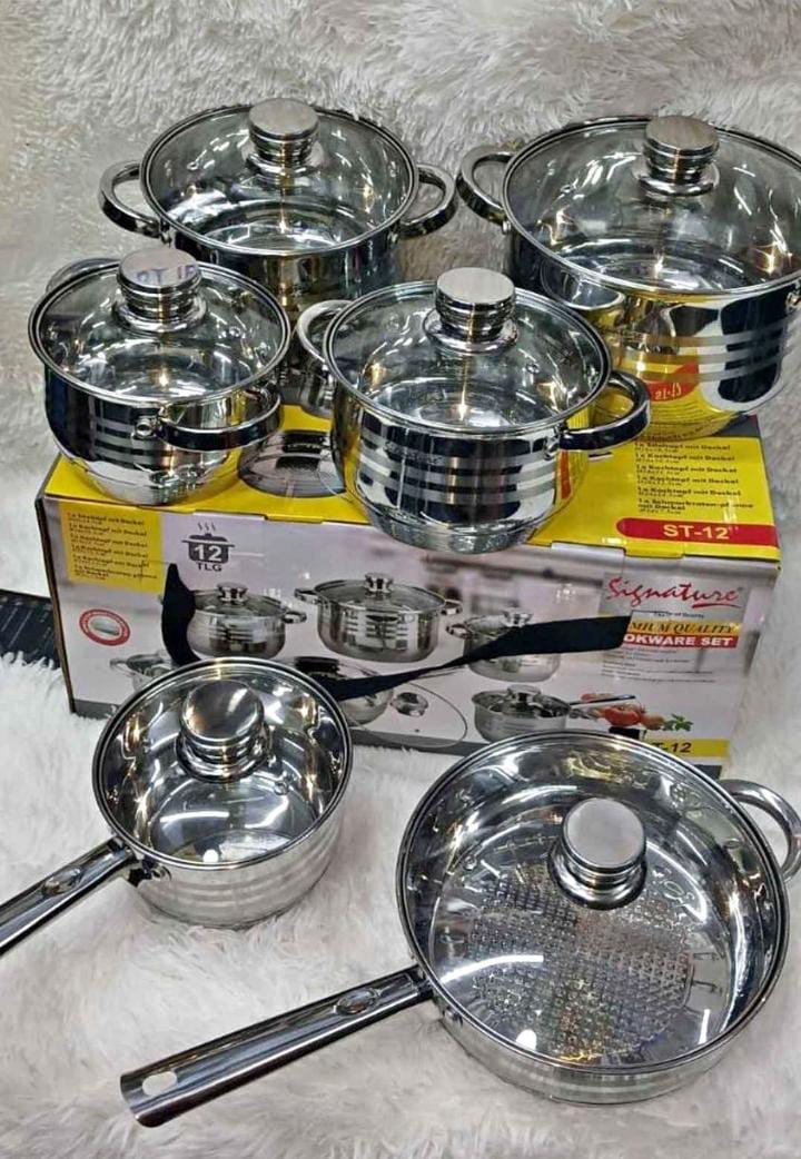 Stainless cookware set