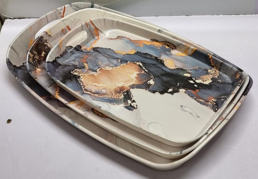 Heavy melamine tray