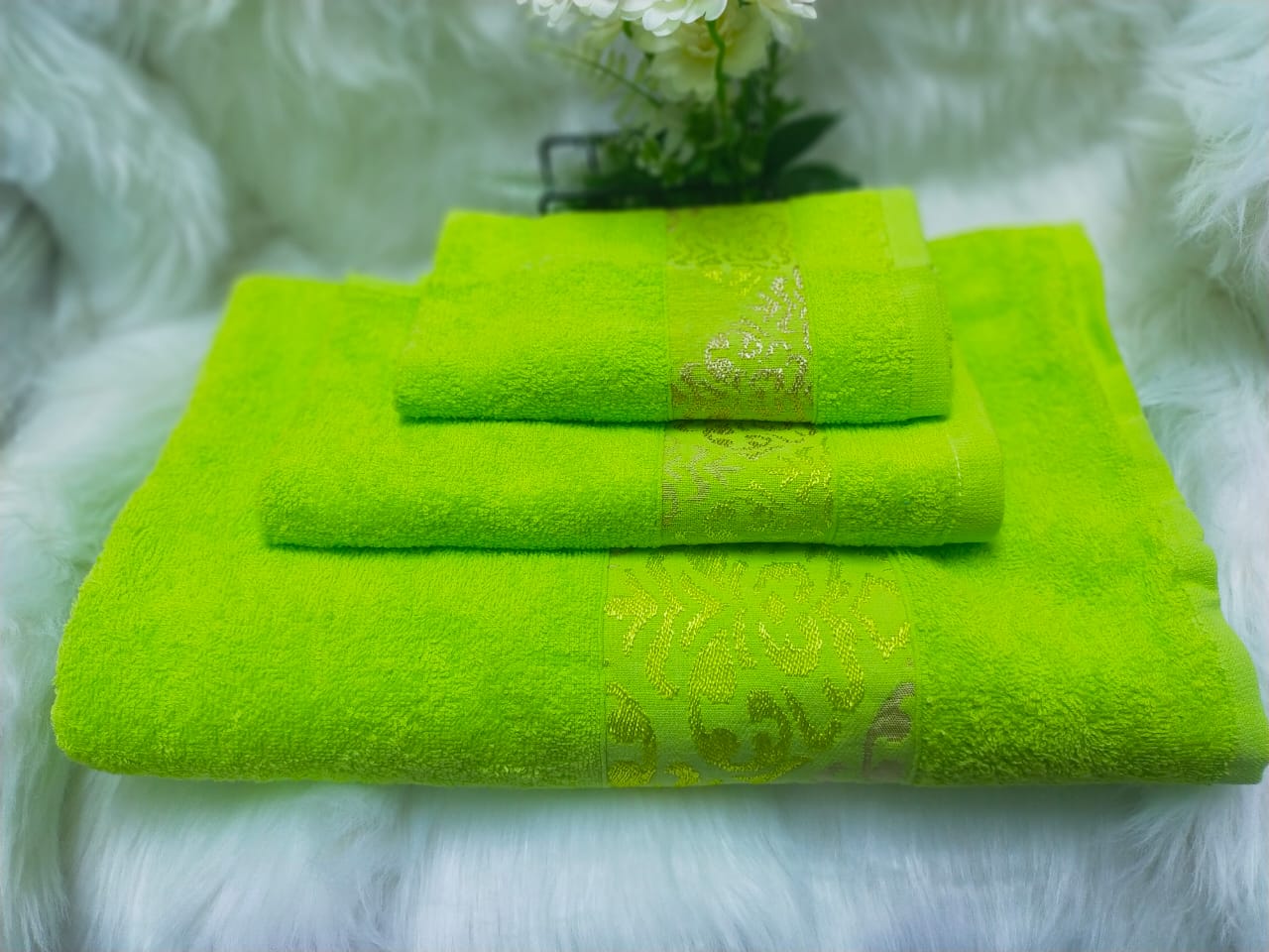 3 in 1 Egyptian cotton towels