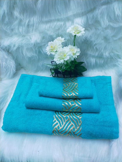 3 in 1 Egyptian cotton towels