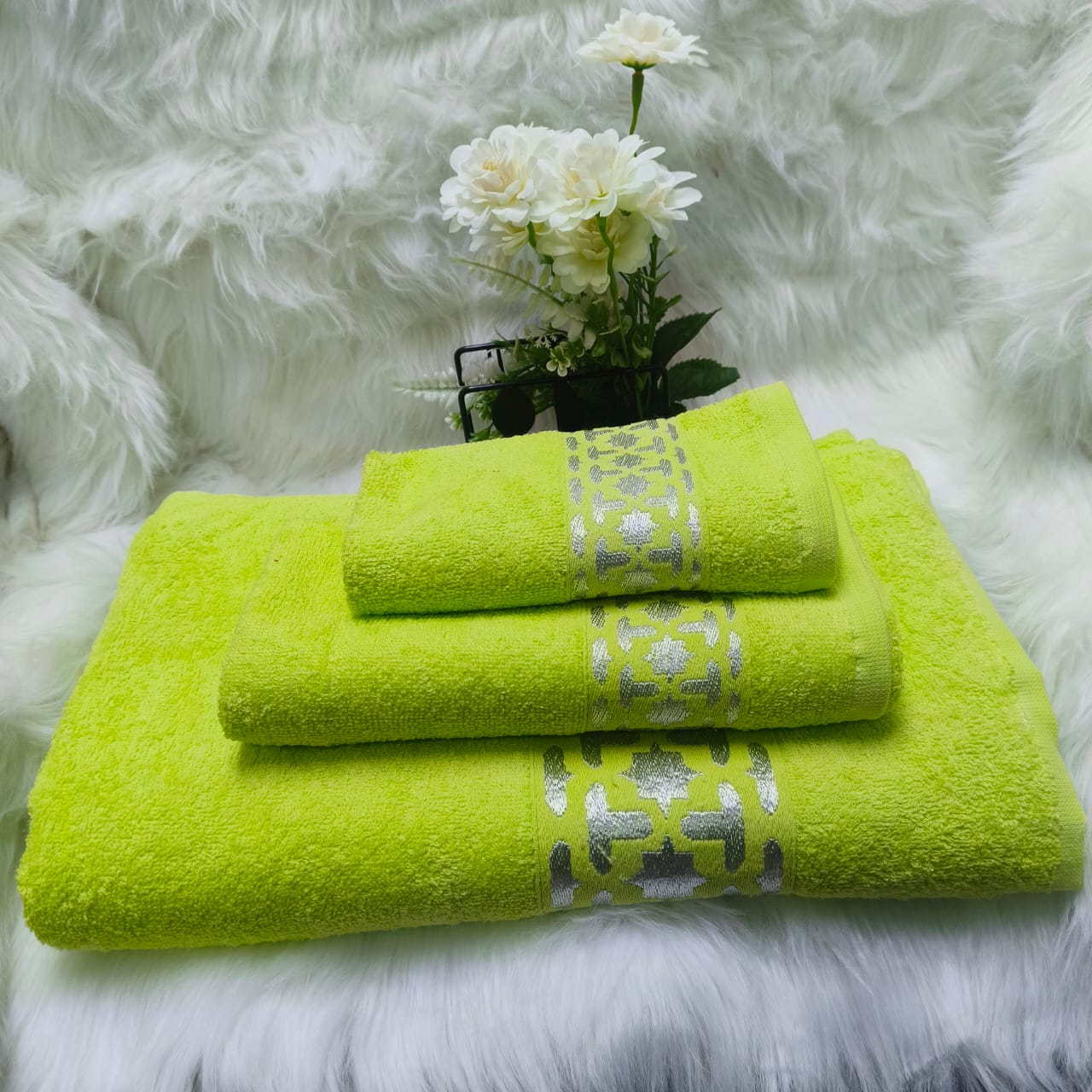 3 in 1 Egyptian cotton towels