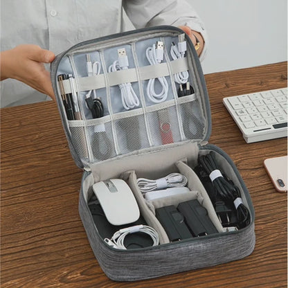 Travel electronic accessories cable organizer