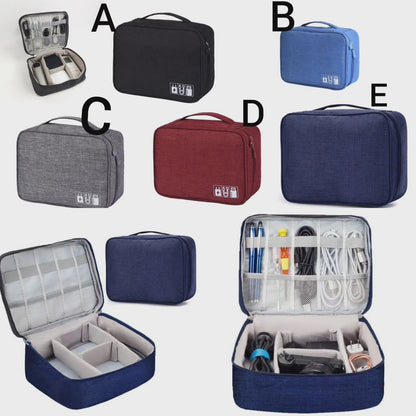 Travel electronic accessories cable organizer