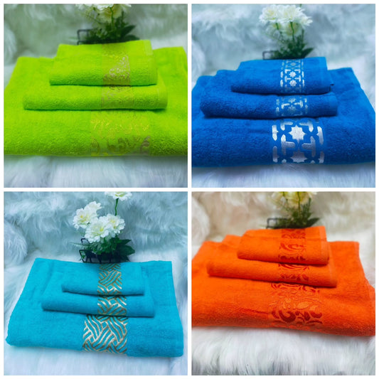 3 in 1 Egyptian cotton towels