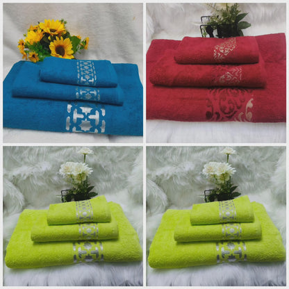 3 in 1 Egyptian cotton towels