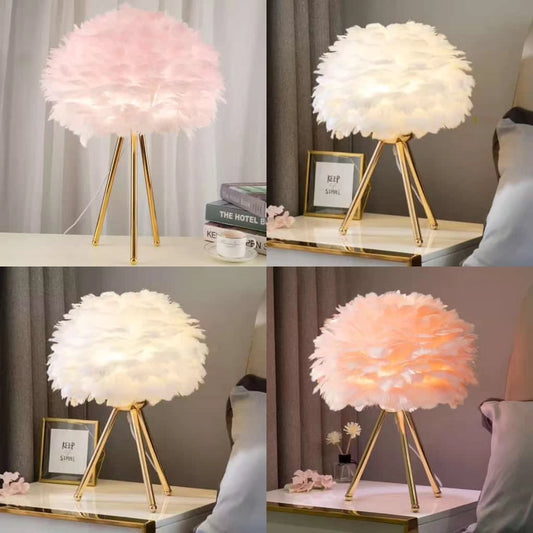 LED Modern Feather Night Light