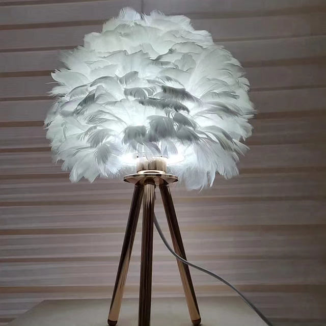 LED Modern Feather Night Light