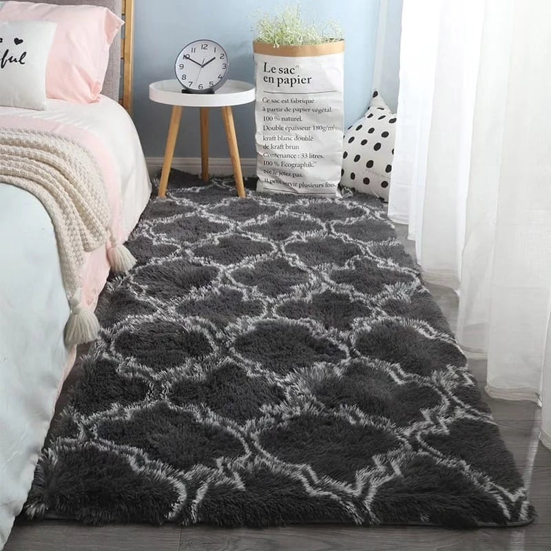 4*6 Fluffy bedside carpet