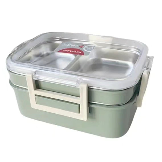 Double Layered Children Stainless Steel Lunch Box