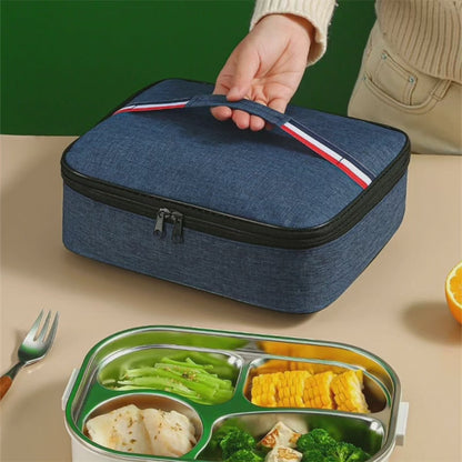 Large Square Insulated Lunch Bag