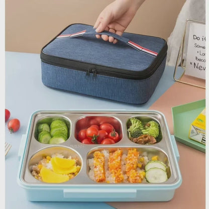 Large Square Insulated Lunch Bag