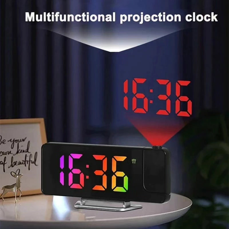 180° Projection Led Digital Clock with Alarm