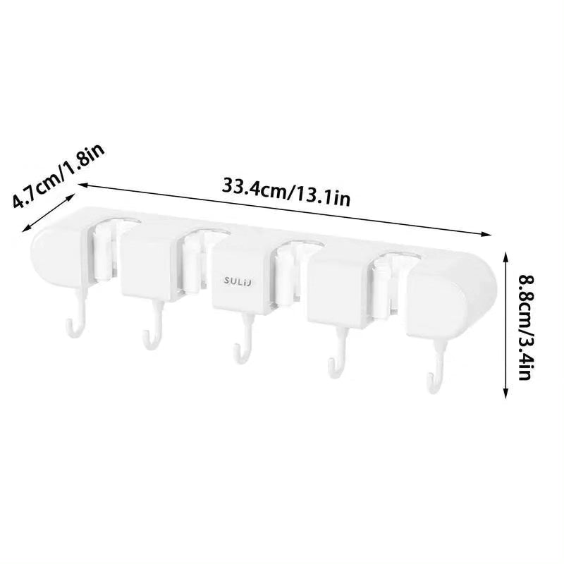 Non Slip Wall Mounted Mop Holder