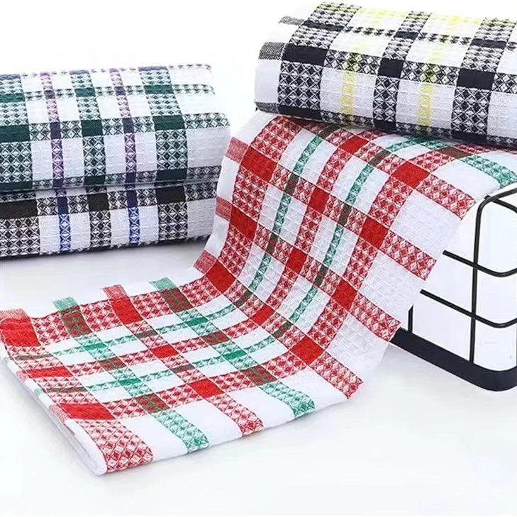 4Pcs Set Cotton Bright Large Tea Towels