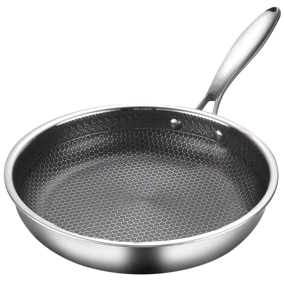 Stainless wok pan