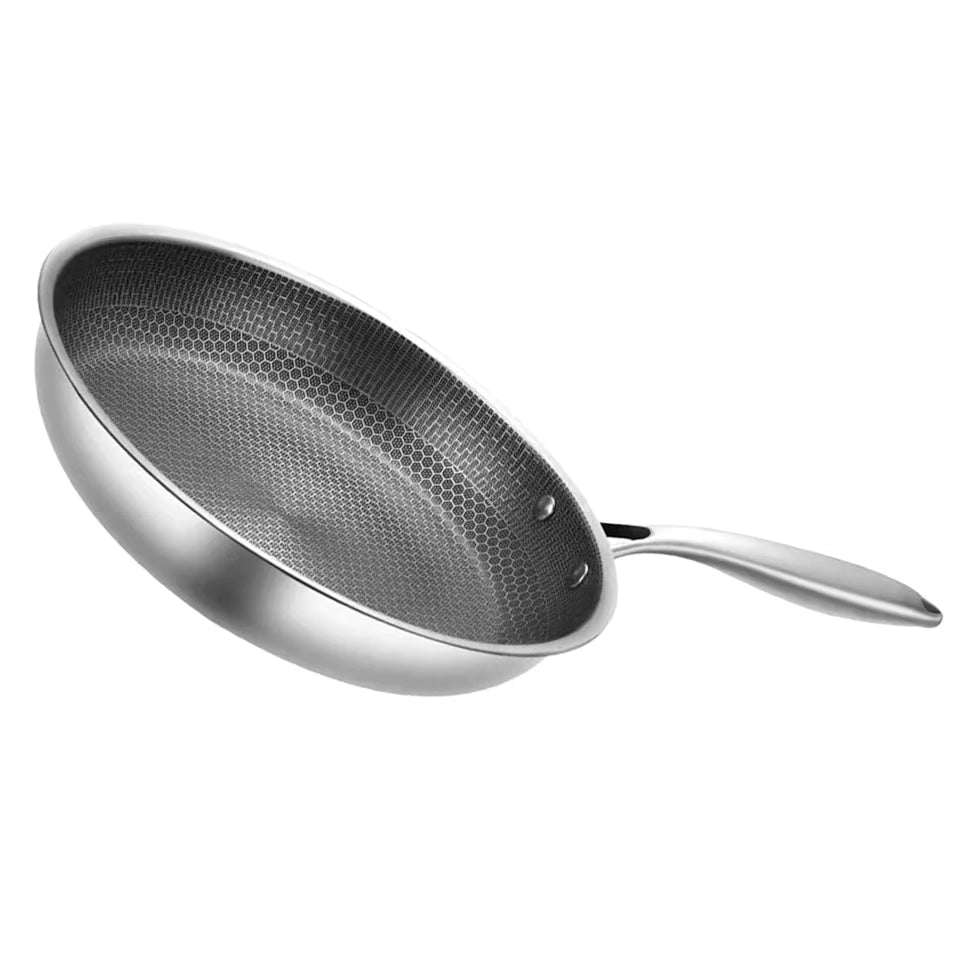 Stainless wok pan