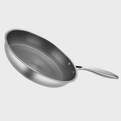 Stainless wok pan