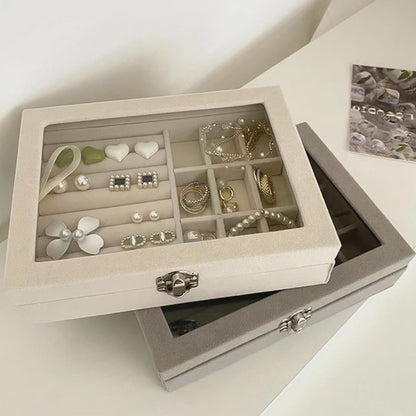 Jewelry Case with Glass Cover