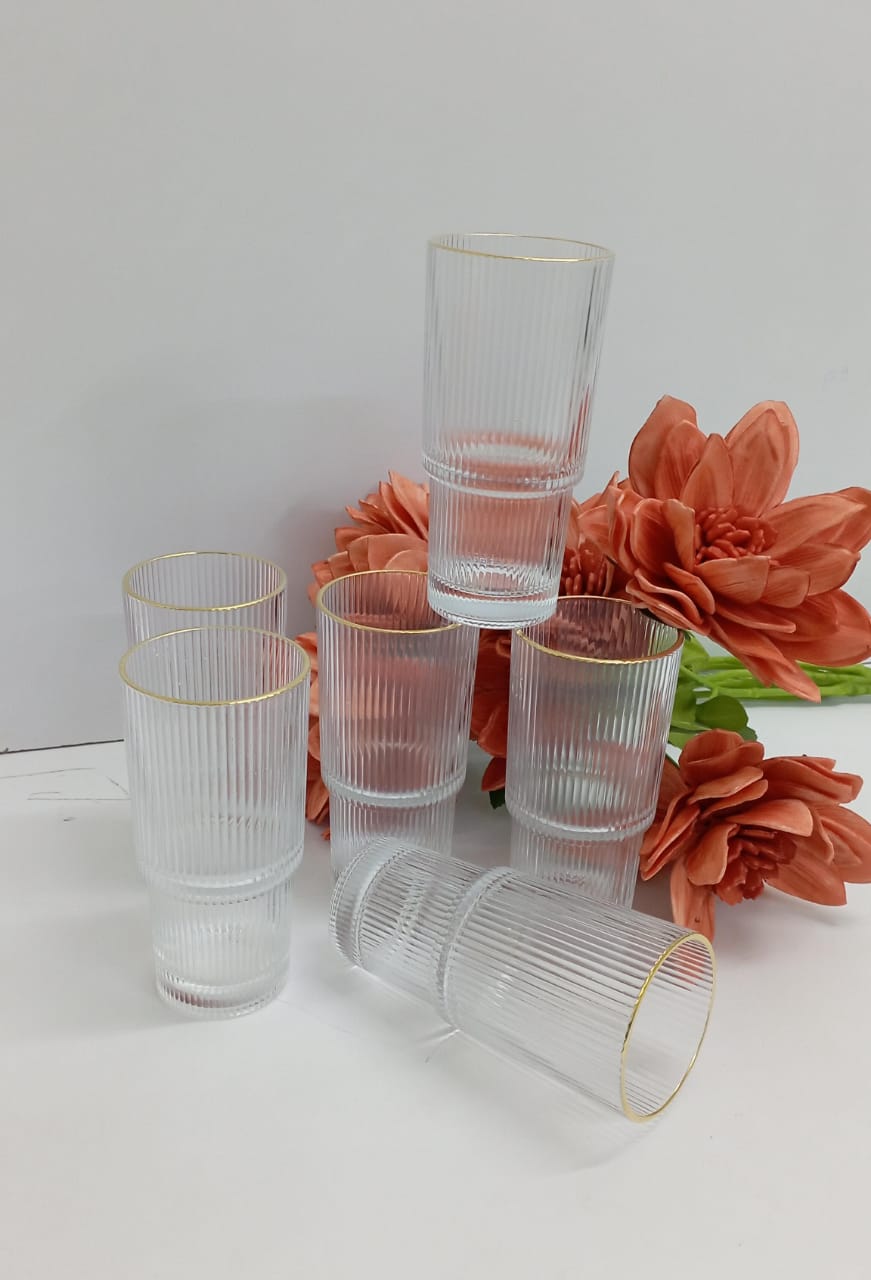 6 Borosilicate glasses