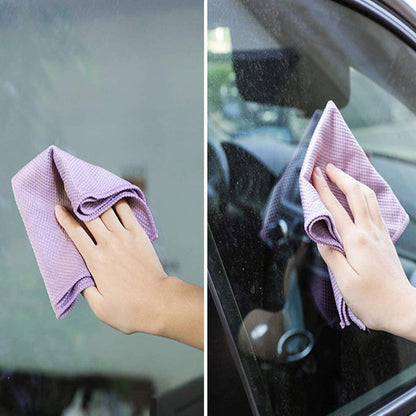 5pc Glass cleaning cloth for mirrors and windows