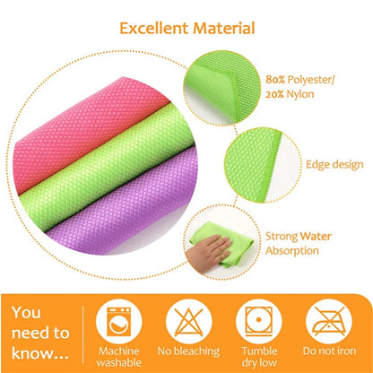 5pc Glass cleaning cloth for mirrors and windows