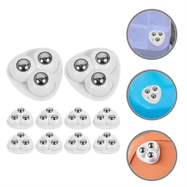 4 piece Self Adhesive Swivel Wheels