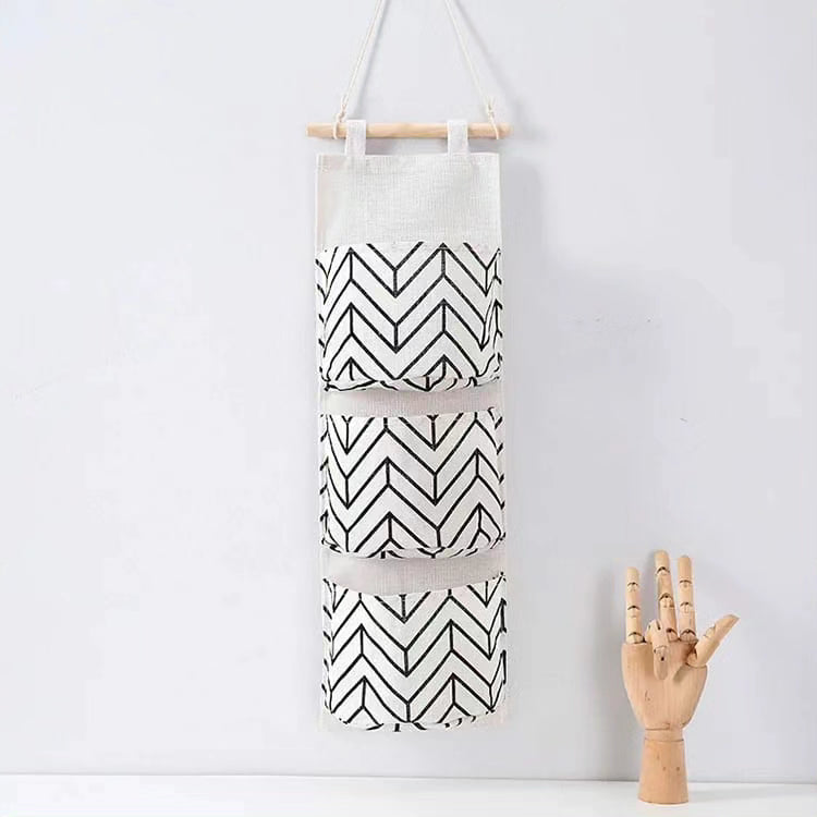 3 Pocket Wall Hanging Storage Bag