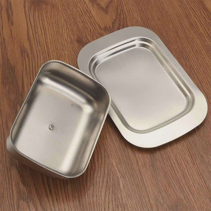 Stainless butter dish