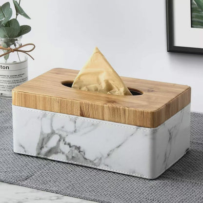 Pu Leather Tissue Box