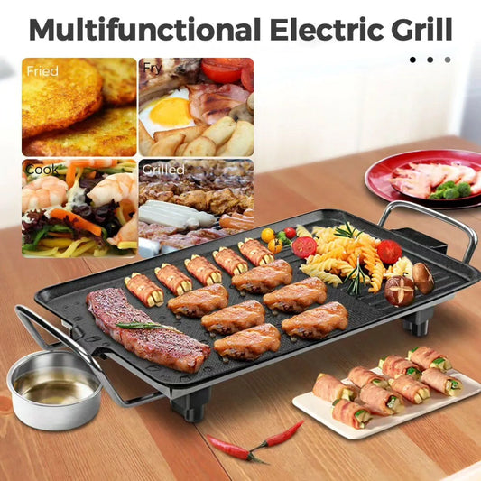 Electric BBQ Grill Pan