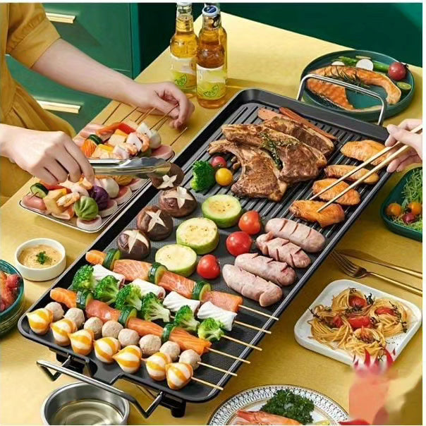 Electric BBQ Grill Pan