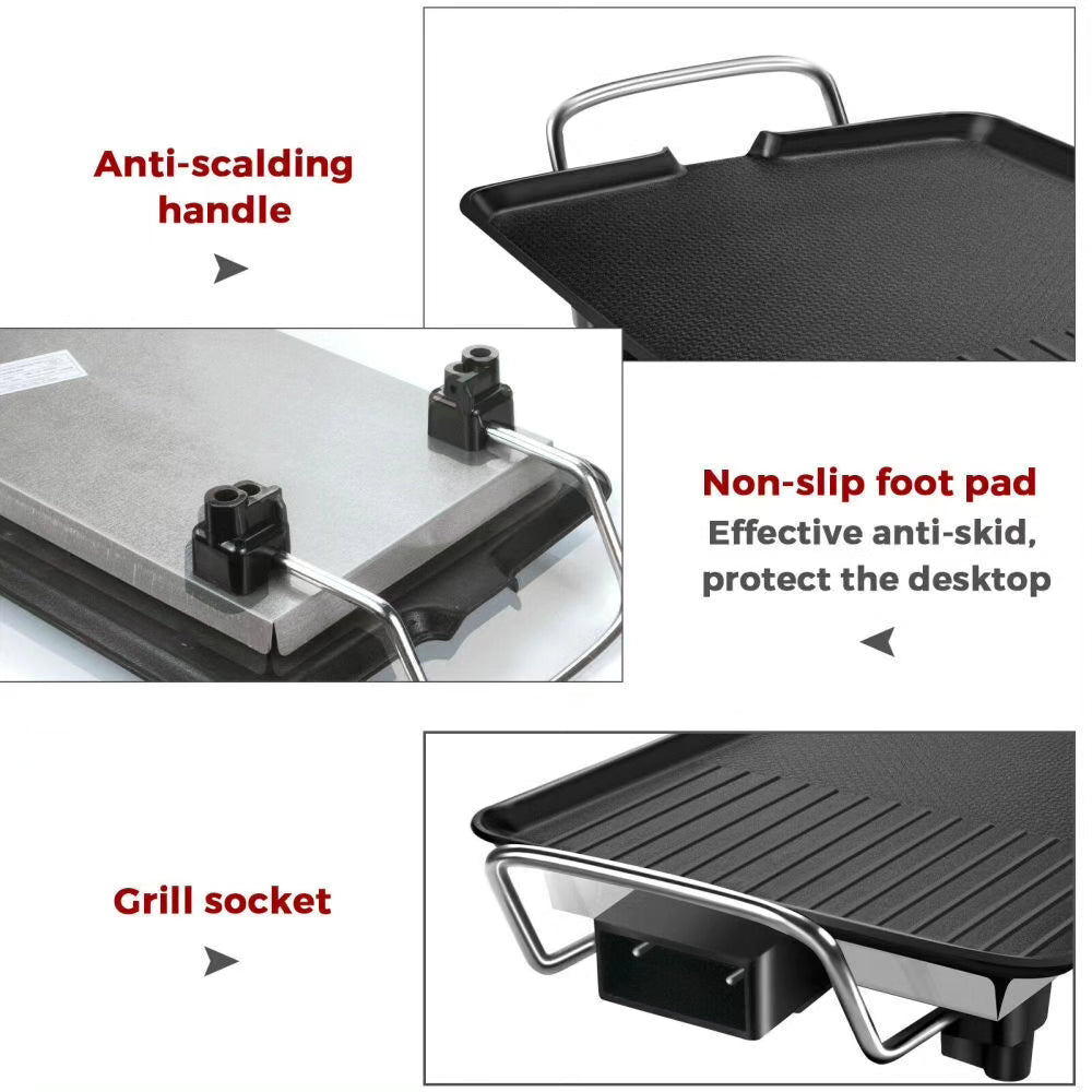 Electric BBQ Grill Pan