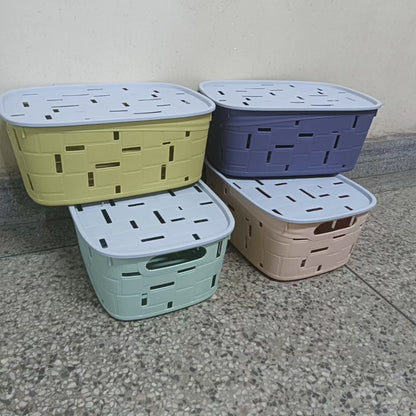 Multipurpose Storage Baskets with Lid