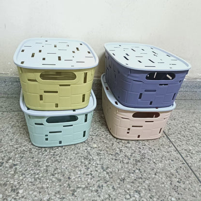 Multipurpose Storage Baskets with Lid