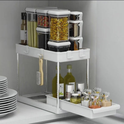 Under the sink organizer 2 tier Multipurpose organizer