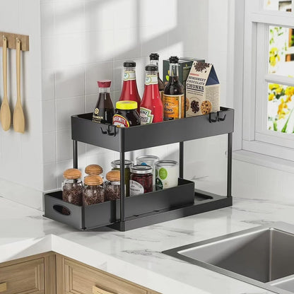 Under the sink organizer 2 tier Multipurpose organizer