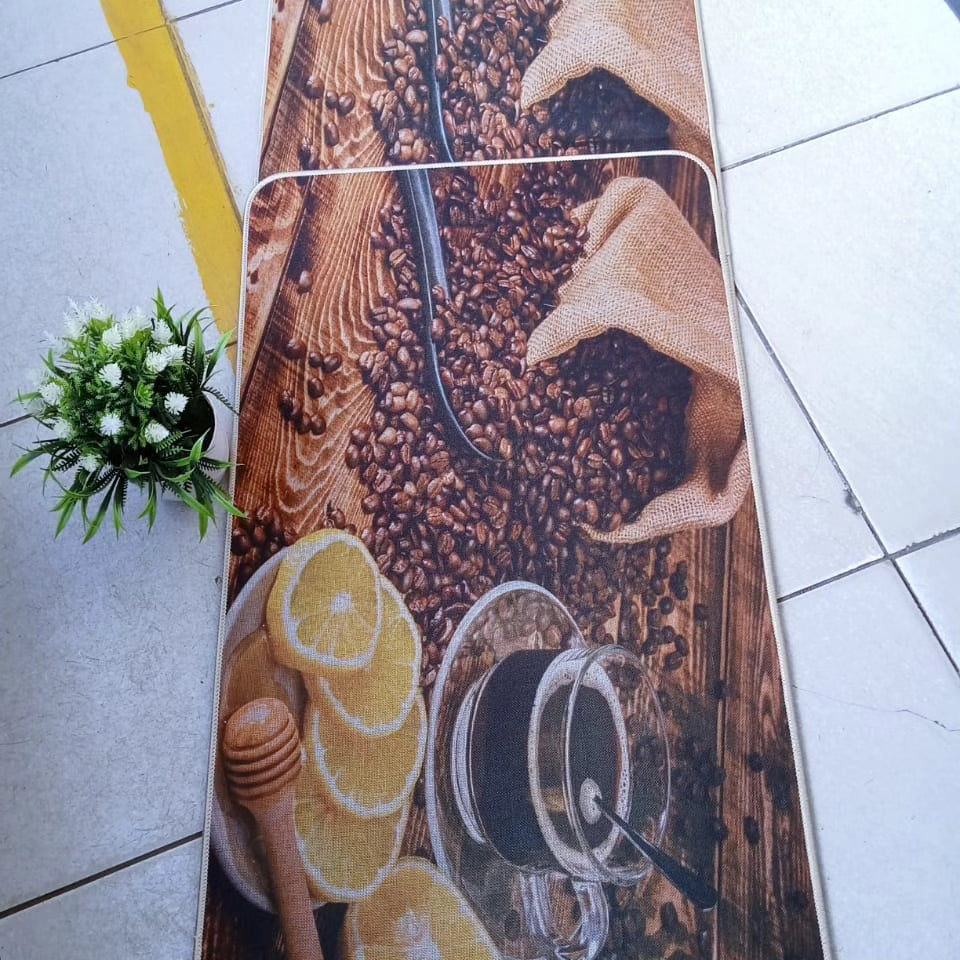 Kitchen mats with rubber anti-slip bottom