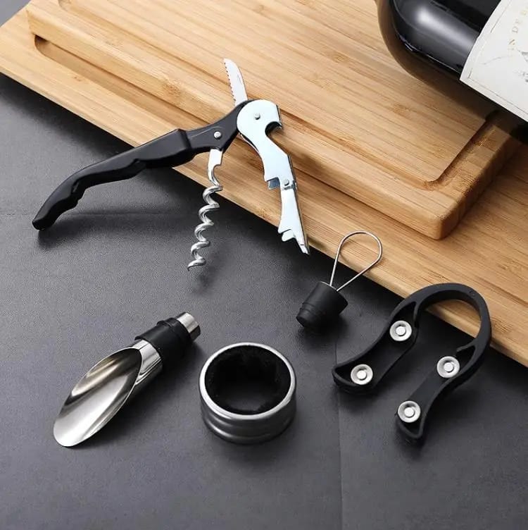 5pcs Stainless Steel Wine Bottle Opener