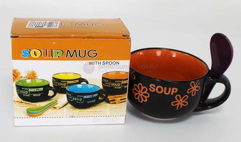 Soup bowl and spoon