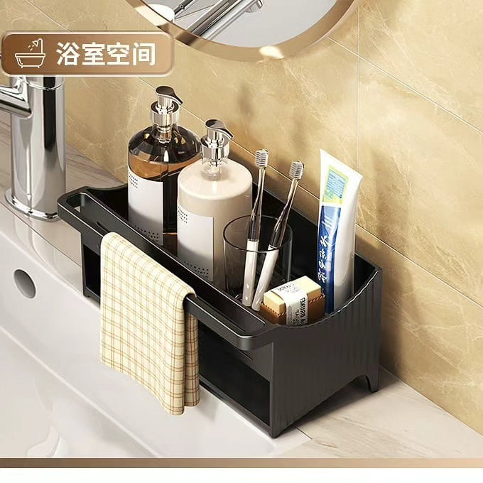 Automatic Drainage Sink Storage Rack