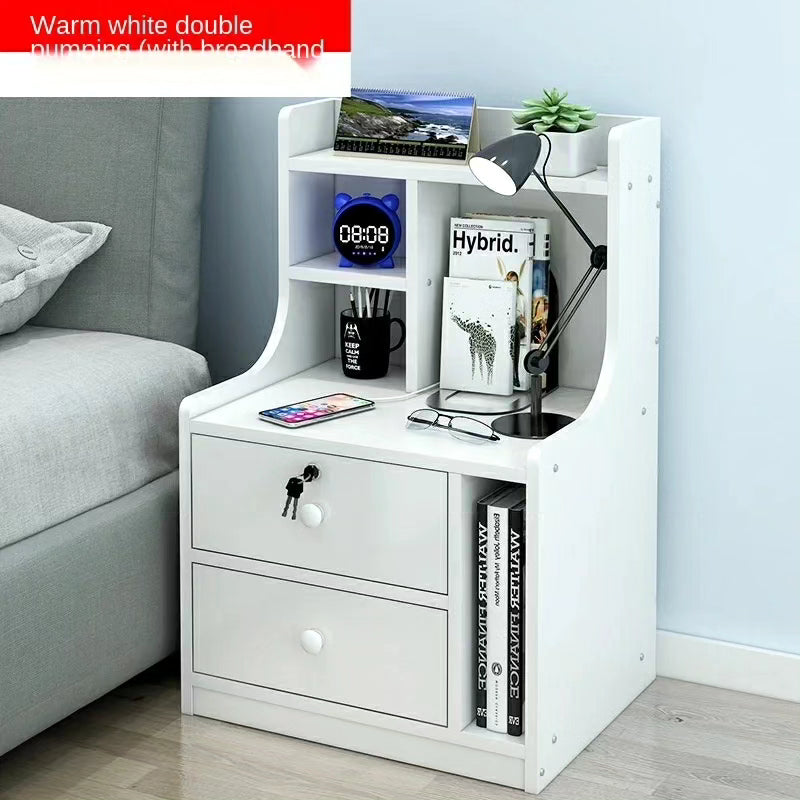 Modern Bedside Table Storage Cabinet