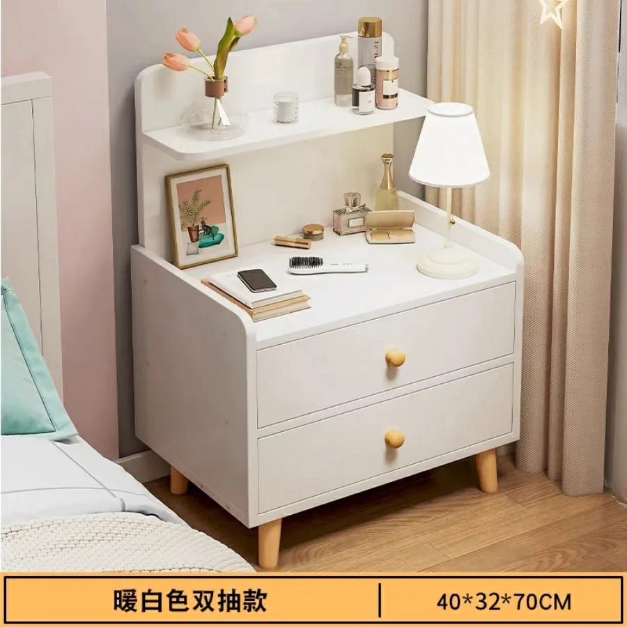 Simple Minimalist Bedside Storage Cabinet