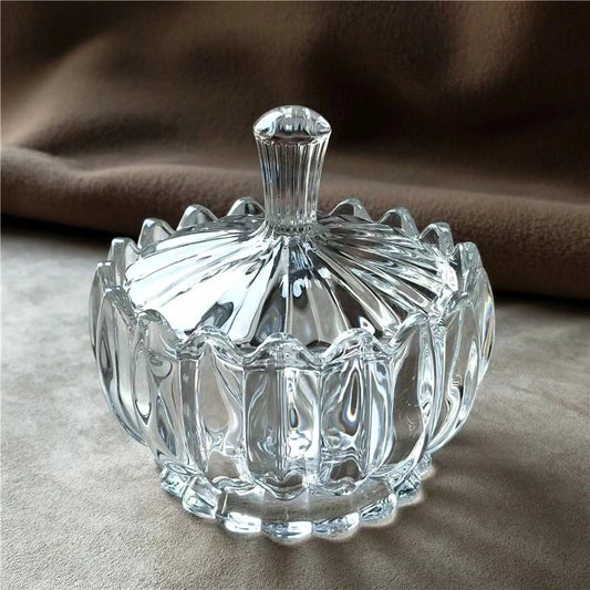 Glass Decorative Candy Jar